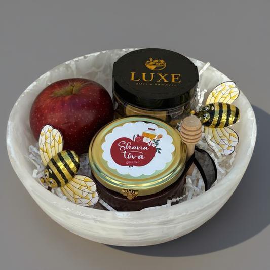 The Luxe RH Small Bowl Hamper